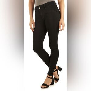 EUC Angels Women's Black Curvy Skinny Denim Jeans Ankle Length- Size 10